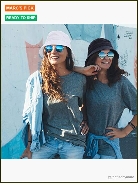 Bucket Hat for Travel Summer Fishing Breathable Cotton Sun Hat Adult main image 5